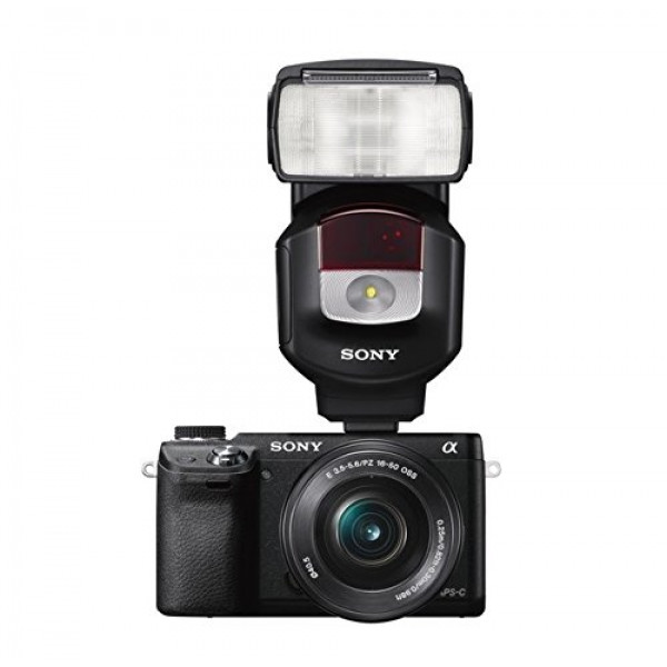 Sony HVLF43 M Blitzgerät mit Blitzschuh für Serie Alpha und Nex, Schwarz Blitzgeräte